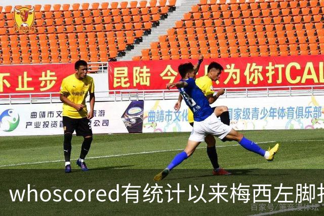 whoscored有统计以来梅西左脚打进560球最多，萨拉赫261球第二